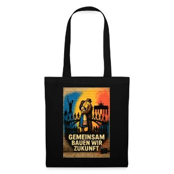 Building bridges together Ukraine / Germany - Tote Bag - black - Front