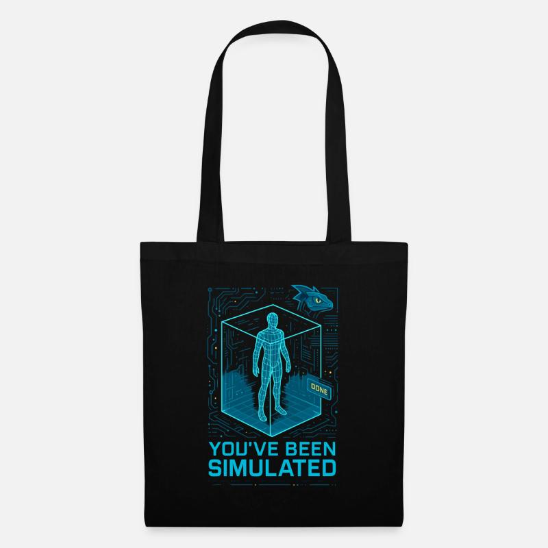 Simulé par le Basilic - Sac en tissu - noir