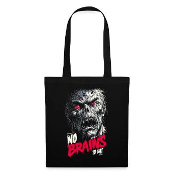 There are no brains - Tote Bag - black - Front
