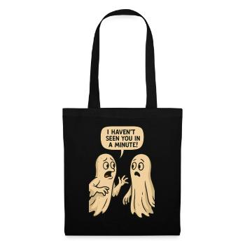 Je ne t’ai pas vu depuis une minute (Fantômes) - Sac en tissu - noir - Devant