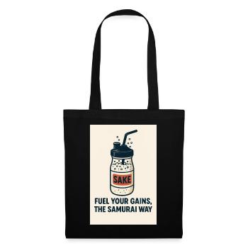 Saké et Gains Style Samurai - Sac en tissu - noir - Devant
