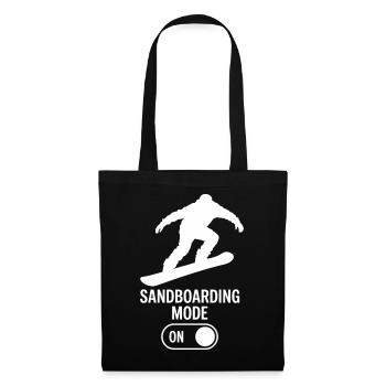 Sandboarder Mode On Summer Sandboarding - Tote Bag - black - Front