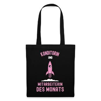Meilleur employé pâtissier du mois - Sac en tissu - noir - Devant