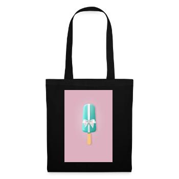 Cadeau d’anniversaire Popsicle - Sac en tissu - noir - Devant