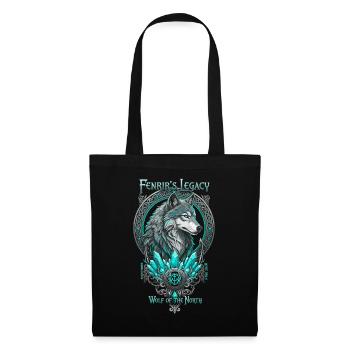 Fenrir Legacy Loup Nord Cristal Cyan - Sac en tissu - noir - Devant