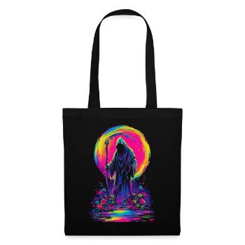 Neon Grim Reaper - Tote Bag - black - Front