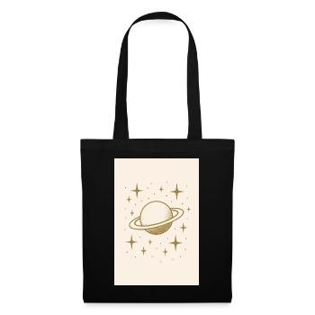 Étoile - Sac en tissu - noir - Devant