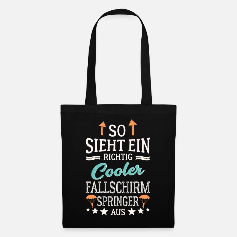 This is what a really cool skydiver looks like - Tote Bag - black
