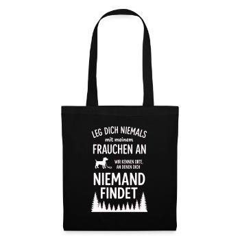 Never mess with your mistress - Tote Bag - black - Front