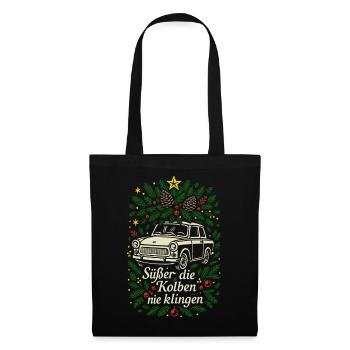 Sweeter the pistons never sound - Trabi Christmas - Tote Bag - black - Front
