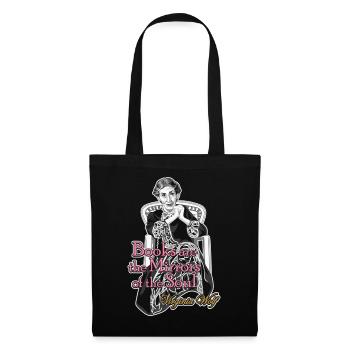 Virginia Woolf LIVRES - Sac en tissu - noir - Devant