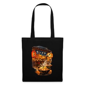 Le ramen, c’est la vie - Sac en tissu - noir - Devant