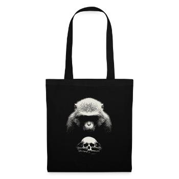 Le singe de Shakespeare - Sac en tissu - noir - Devant