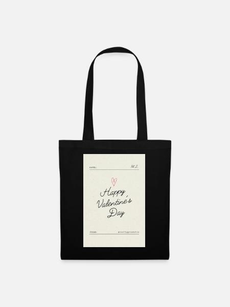 Happy Valentine’s Day Love - Tote Bag - black