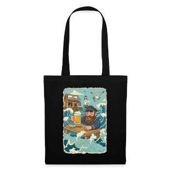Last North Sea pub - Tote Bag - black - Front