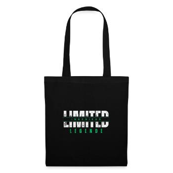 Limited Ingenieur Legende. - Stoffbeutel - Schwarz - Vorne