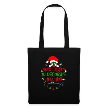 Dog Christmas Santa Claus for Women - Tote Bag - black - Front