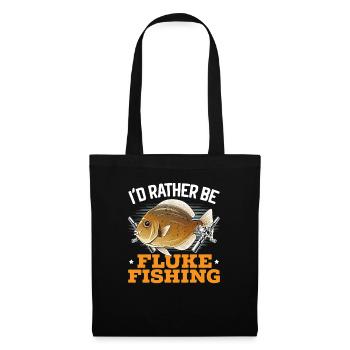 Flounder Fishing Fishing Catcher Summer Flounder - Tote Bag - black - Front
