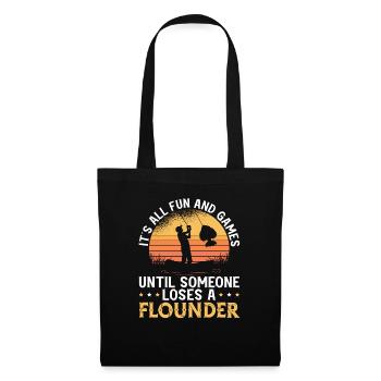 Flounder Fishing Fishing Catcher Summer Flounder - Tote Bag - black - Front