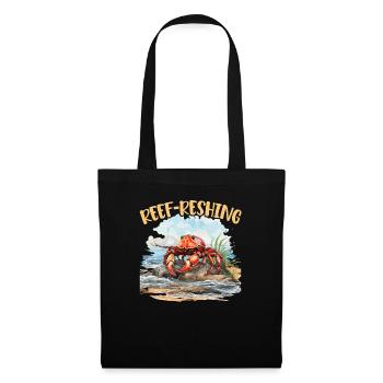 Mignon bernard-l’ermite crabes crustacés - Sac en tissu - noir - Devant