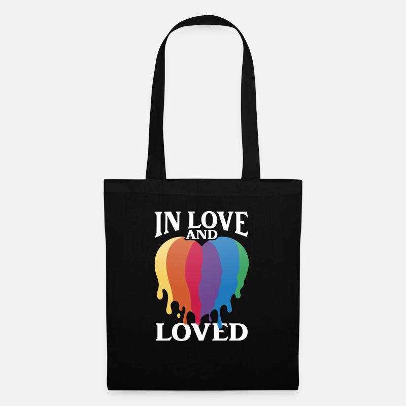 Valentinstag-Geschenk Ehefrau Freundin 14. Februar - Stoffbeutel - Schwarz
