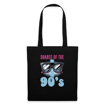 90er-jahre-musikliebhaber, 90er-jahre, - Stoffbeutel - Schwarz - Vorne