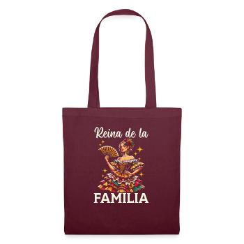 Fête des Mères Racines espagnoles Maman Maternité - Sac en tissu - bordeaux - Devant