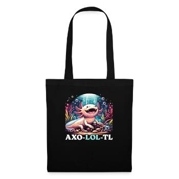 Kawaii Axolotl Walking Fish Mexican - Tote Bag - black - Front