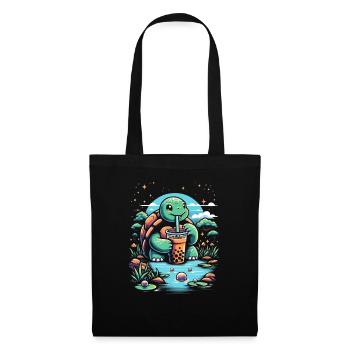 Funny Boba Tea Lover Bubble Tea Drink Kawaii - Tote Bag - black - Front