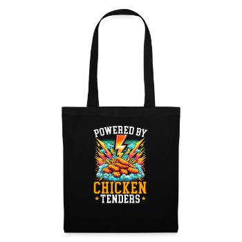 Chicken Fast Food Lover Hähnchen - Tote Bag - black - Front