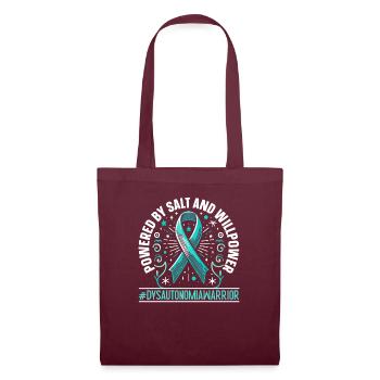 Dysautonomia Awareness Chronic Illness - Tote Bag - burgundy - Front