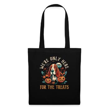 Déguisement d’Halloween amusant pour les amoureux des chiens et - Sac en tissu - noir - Devant