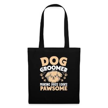 Toiletteur pour chiens, soins pour animaux de compagnie pour poils de chien, - Sac en tissu - noir - Devant