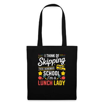 Lunch Lady, School Canteen Worker, Dinner Lady - Tote Bag - black - Front