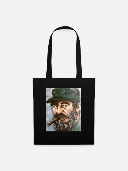 Fidel Castro - Stoffbeutel - Schwarz