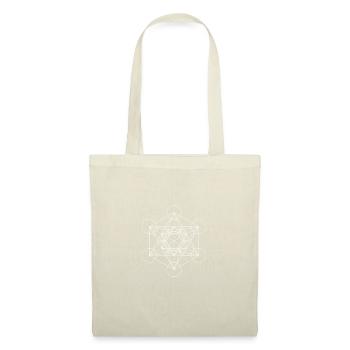 Cube de Metatron - Sac en tissu - nature - Devant