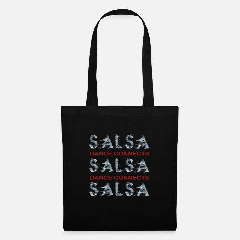 SALSA DESIGN ABSTRACT - Tote Bag - black
