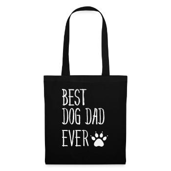 Best dog dad ever - Tote Bag - black - Front