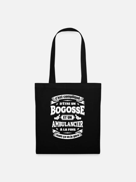 BOGOSSE ET AMBULANCIER - Sac en tissu - noir