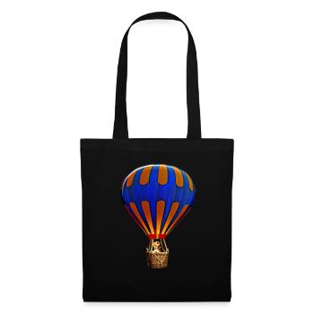 Montgolfière 3 - Sac en tissu - noir - Devant