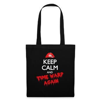 Keep Calm & Time Warp Again - Tote Bag - black - Front
