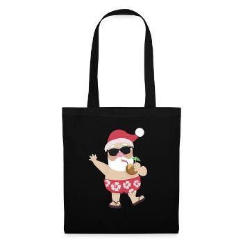 Santa Claus cute Summer - Tote Bag - black - Front