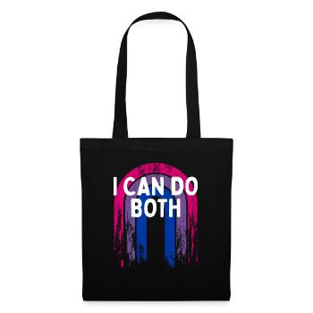 Je peux faire les deux bisexuels LGBTQ Bi Pride Pansexual - Sac en tissu - noir - Devant