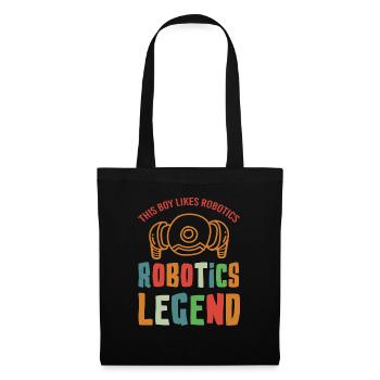 Robotics Legend Mechanic Engineer Robot - Tote Bag - black - Front