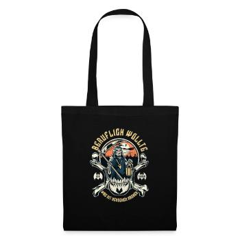 Professionnellement, j’ai toujours voulu faire quelque chose avec les gens - Sac en tissu - noir - Devant