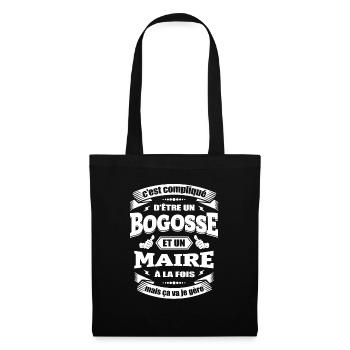 BOGOSSE ET MAIRE - Sac en tissu - noir - Devant