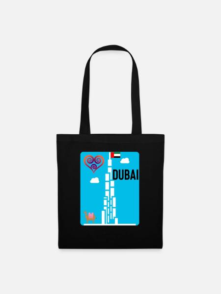 Dubai - Stoffbeutel - Schwarz