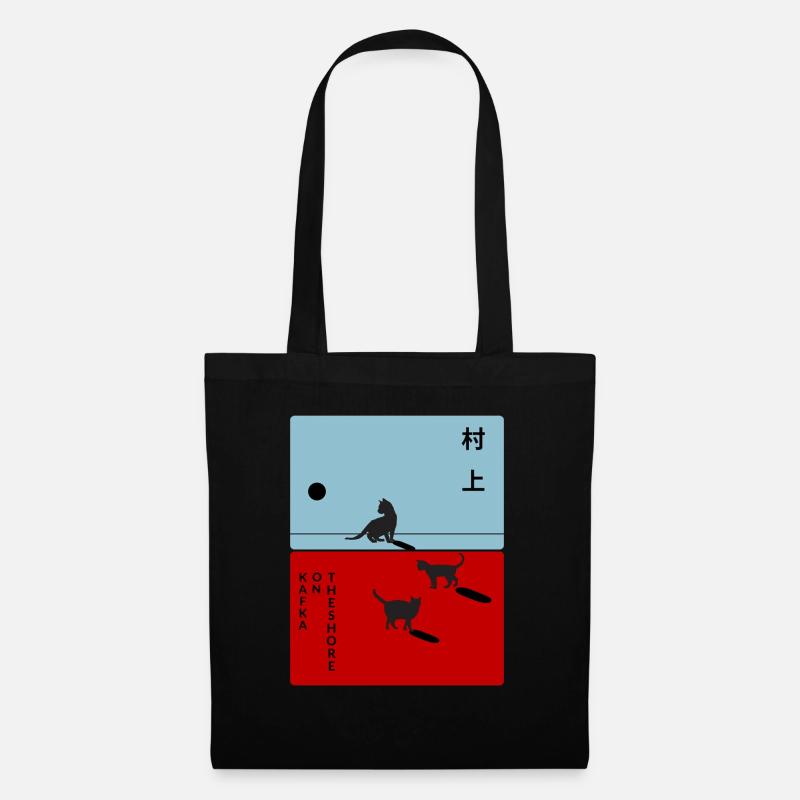Kafka am Ufer - Stoffbeutel - Schwarz