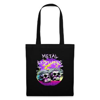 Metal Brothers Skulls - Stoffbeutel - Schwarz - Vorne