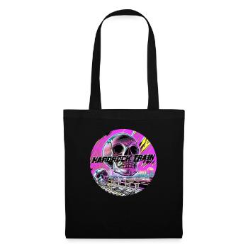 Crânes de train Hardrock - Sac en tissu - noir - Devant
